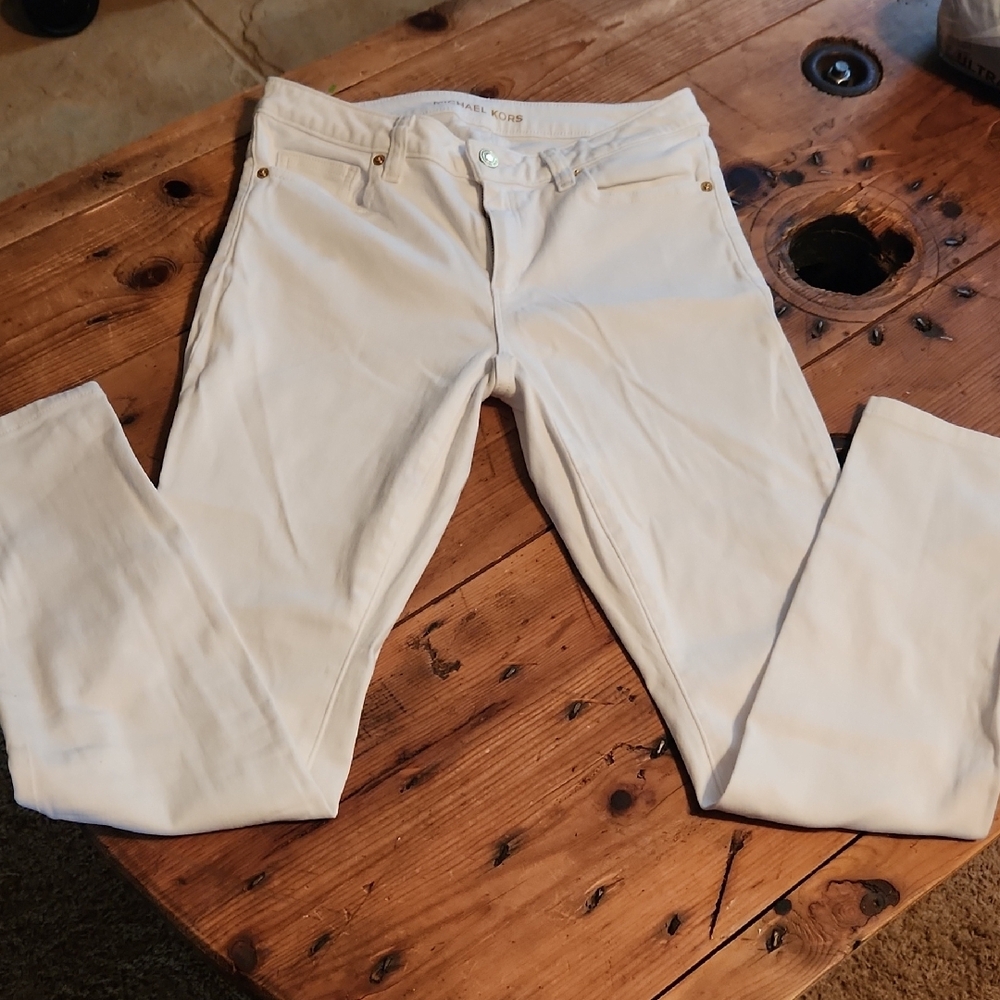 Michael Kors White Skinny Jeans